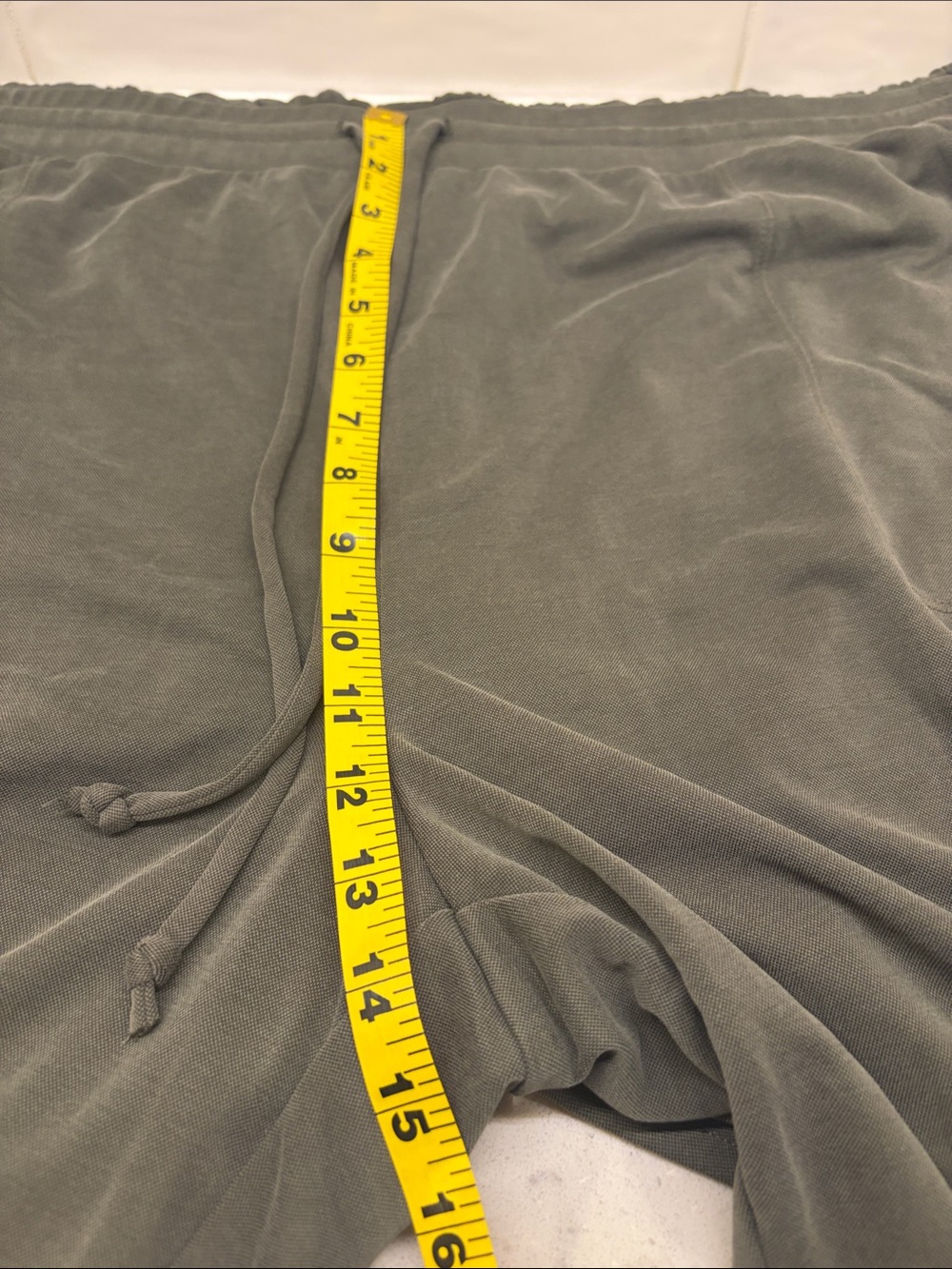 Lou & Grey Olive V-Neck deawstring elastic Waist Jumpsuit - Picture 11 of 12